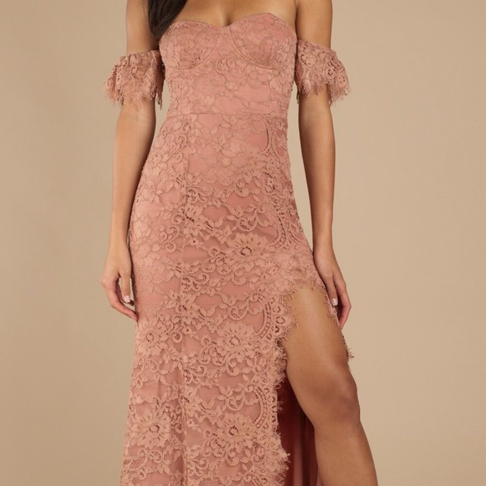 NEW! Tobi One Way Lace Slit Dress